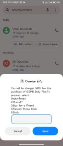 MTN data plan
